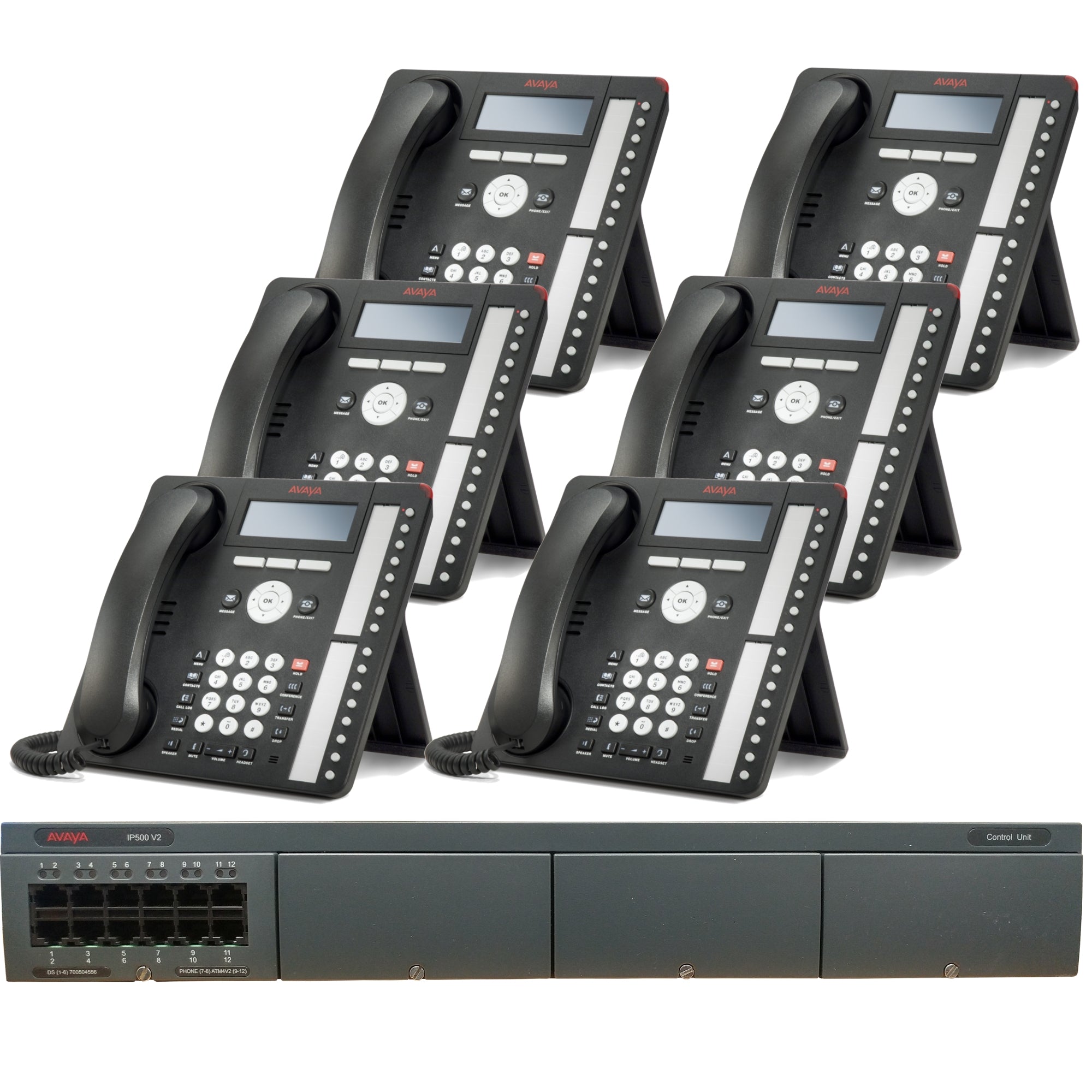 Business Phone System by AVAYA: Essential DIGITAL Edition (6 Phone Bundle)