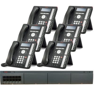 Business Phone System by AVAYA: Essential DIGITAL Edition (6 Phone Bundle)