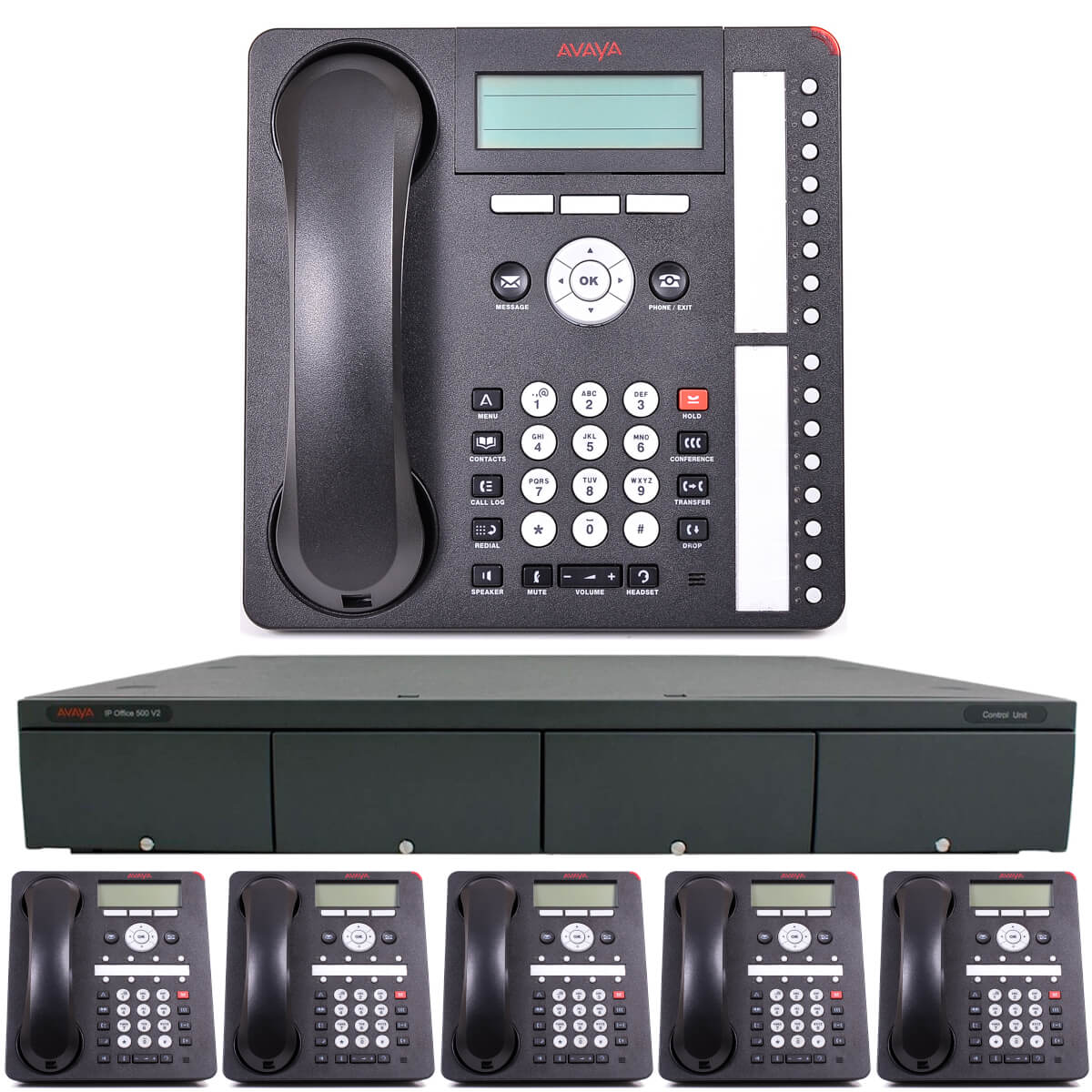 Avaya Phone System - IP Office With 6 Phones Package