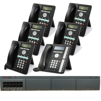 Business Phone System by AVAYA: Basic DIGITAL Edition (6 Phone Bundle)