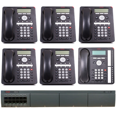 Business Phone System by AVAYA: Basic DIGITAL Edition (6 Phone Bundle)
