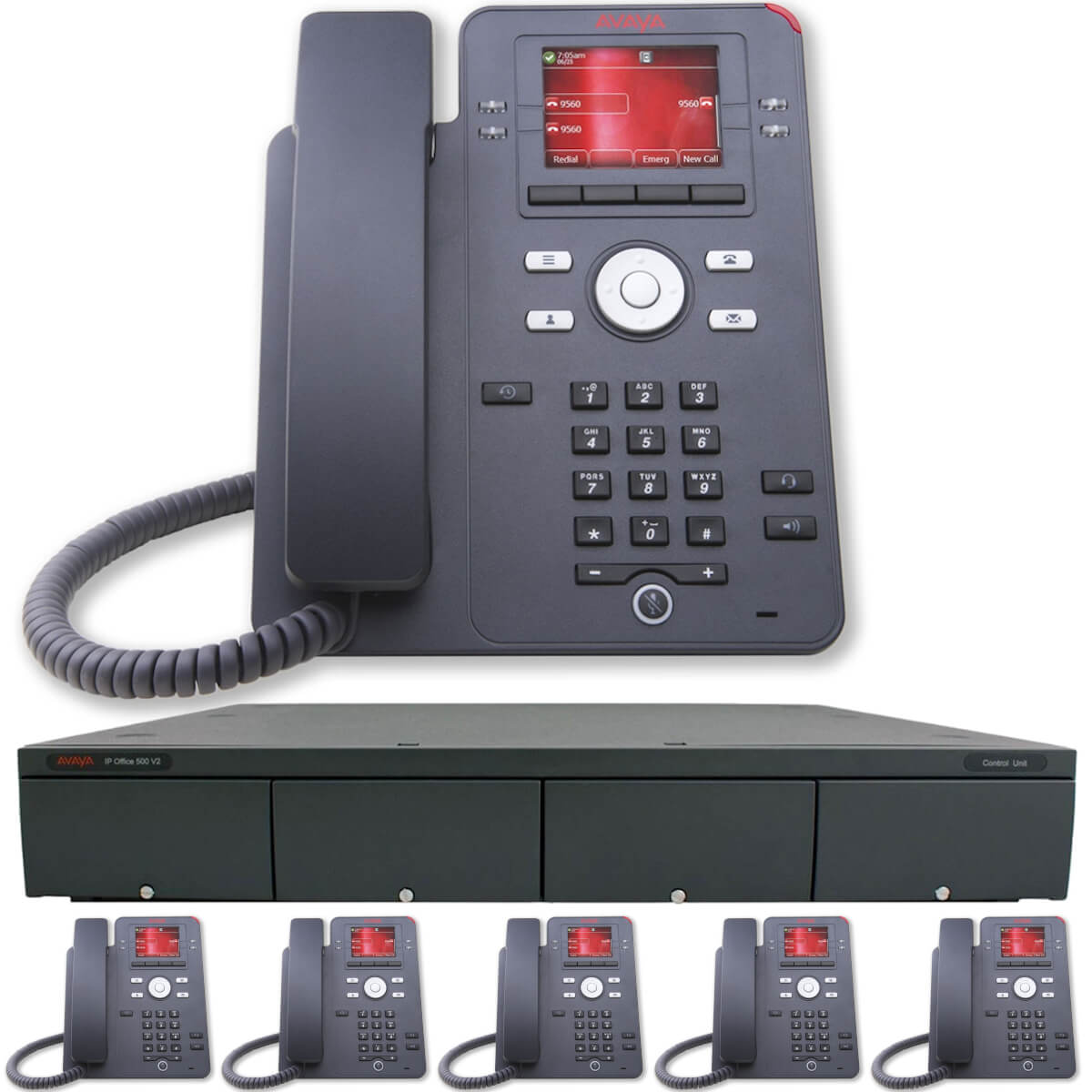 Business Phone System by Avaya: Essential Edition with J139 Color Phones