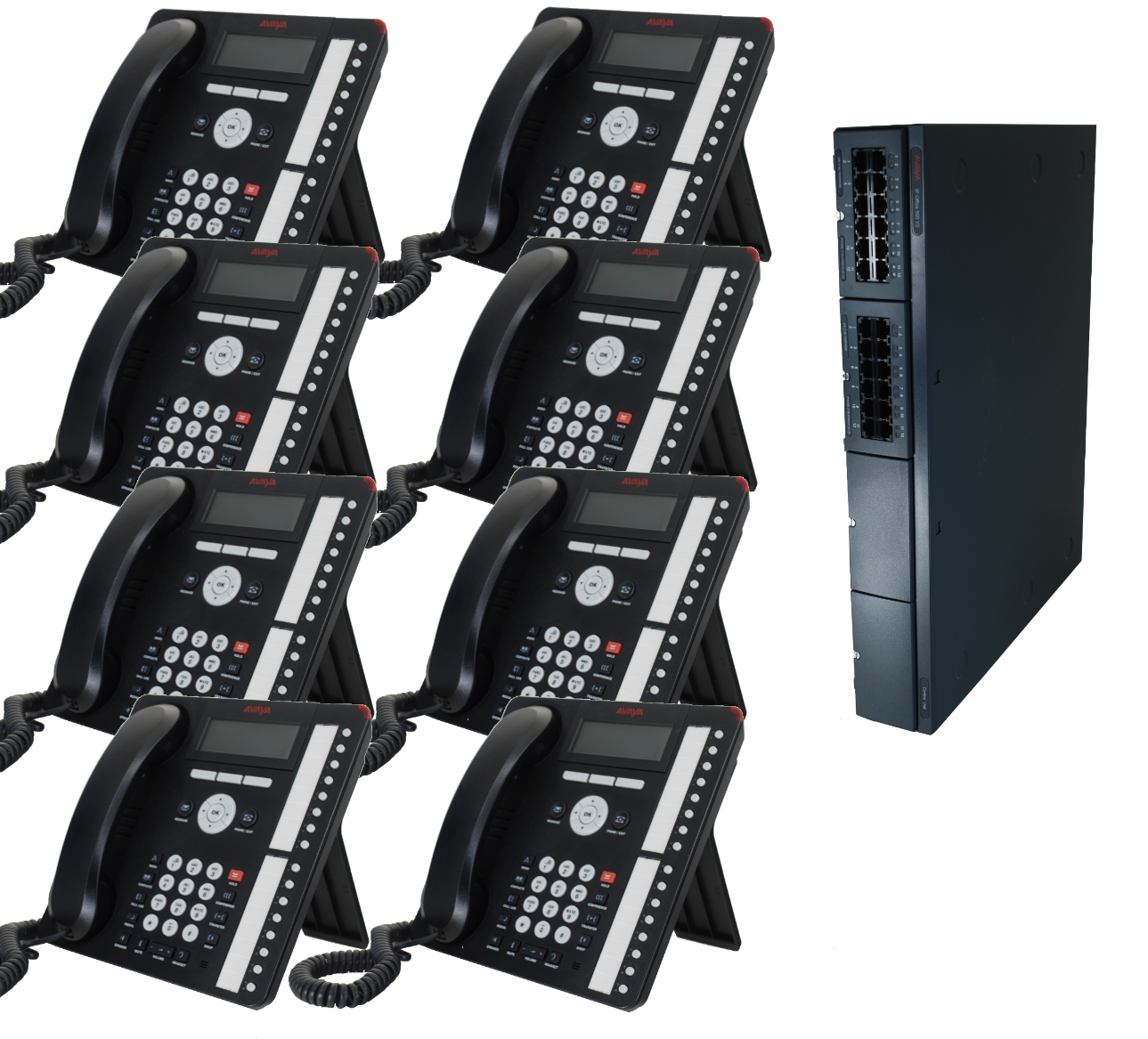 Business Phone System by AVAYA: Essential DIGITAL Edition (8 Phone Bundle)