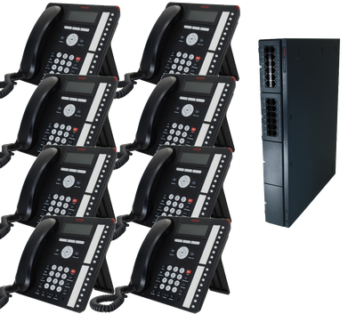 Business Phone System by AVAYA: Essential DIGITAL Edition (8 Phone Bundle)