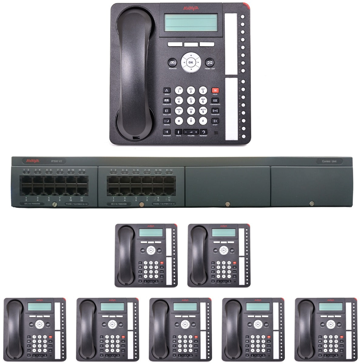 Business Phone System by AVAYA: Essential IP Edition (8 Phone Bundle)