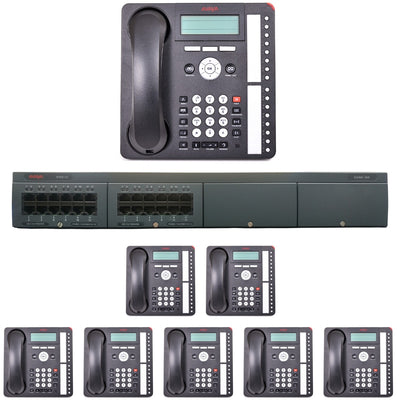 Business Phone System by AVAYA: Essential IP Edition (8 Phone Bundle)