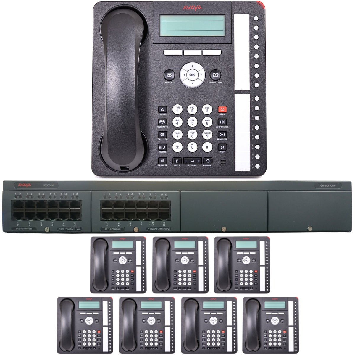Business Phone System by AVAYA: Essential DIGITAL Edition (8 Phone Bundle)