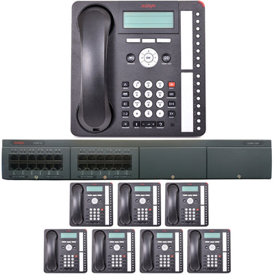 Business Phone System by AVAYA: Essential DIGITAL Edition (8 Phone Bundle)