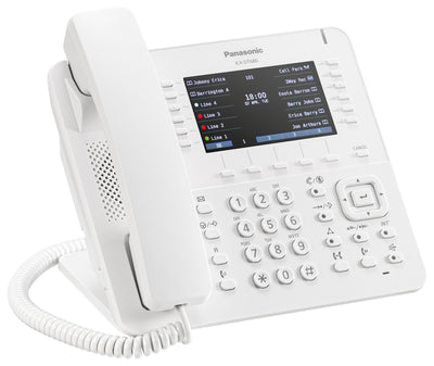 Panasonic KX-DT680 WHITE Digital Display Speakerphone 4.3 inch Color LCD