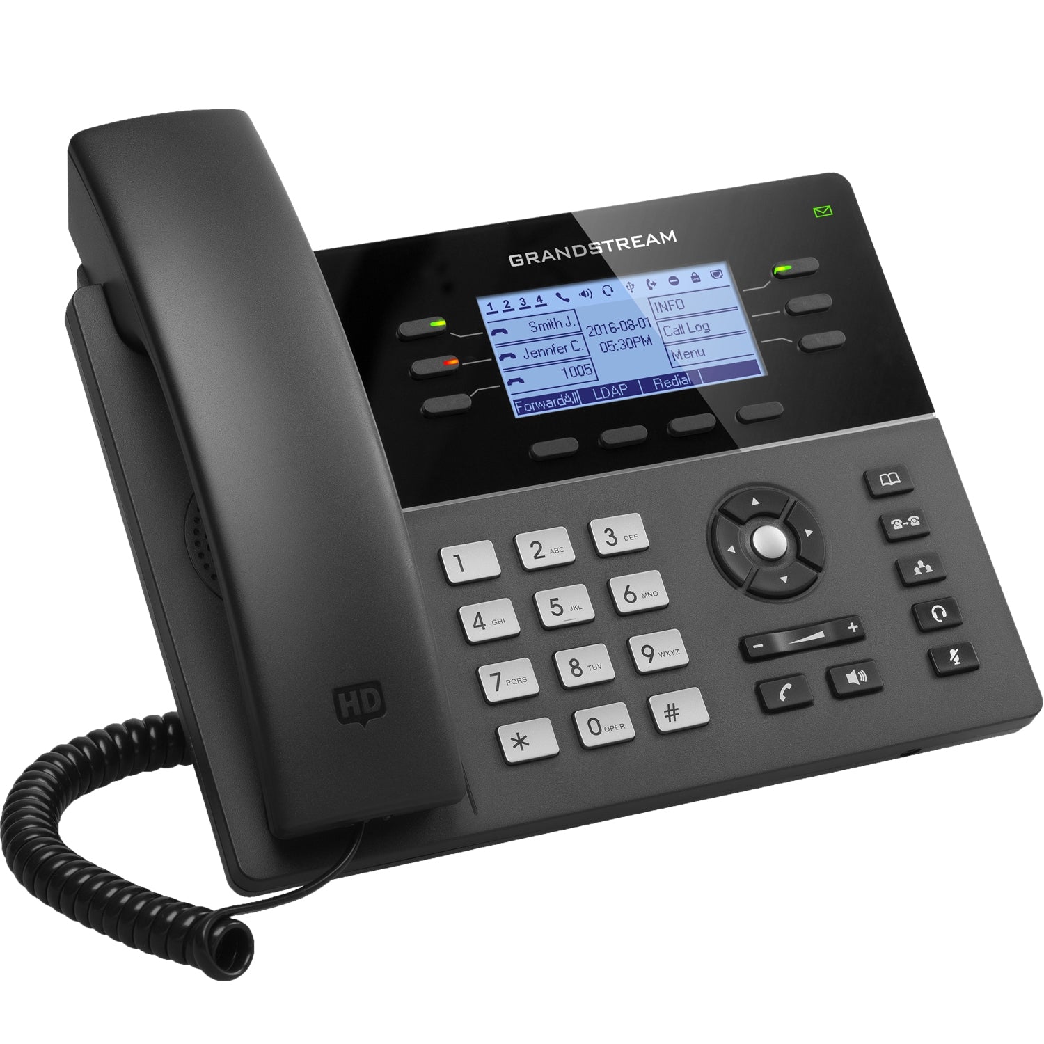 Grandstream GXP1760W Powerful Mid-range 6-Line, 3 SIP Accounts Phone WiFi