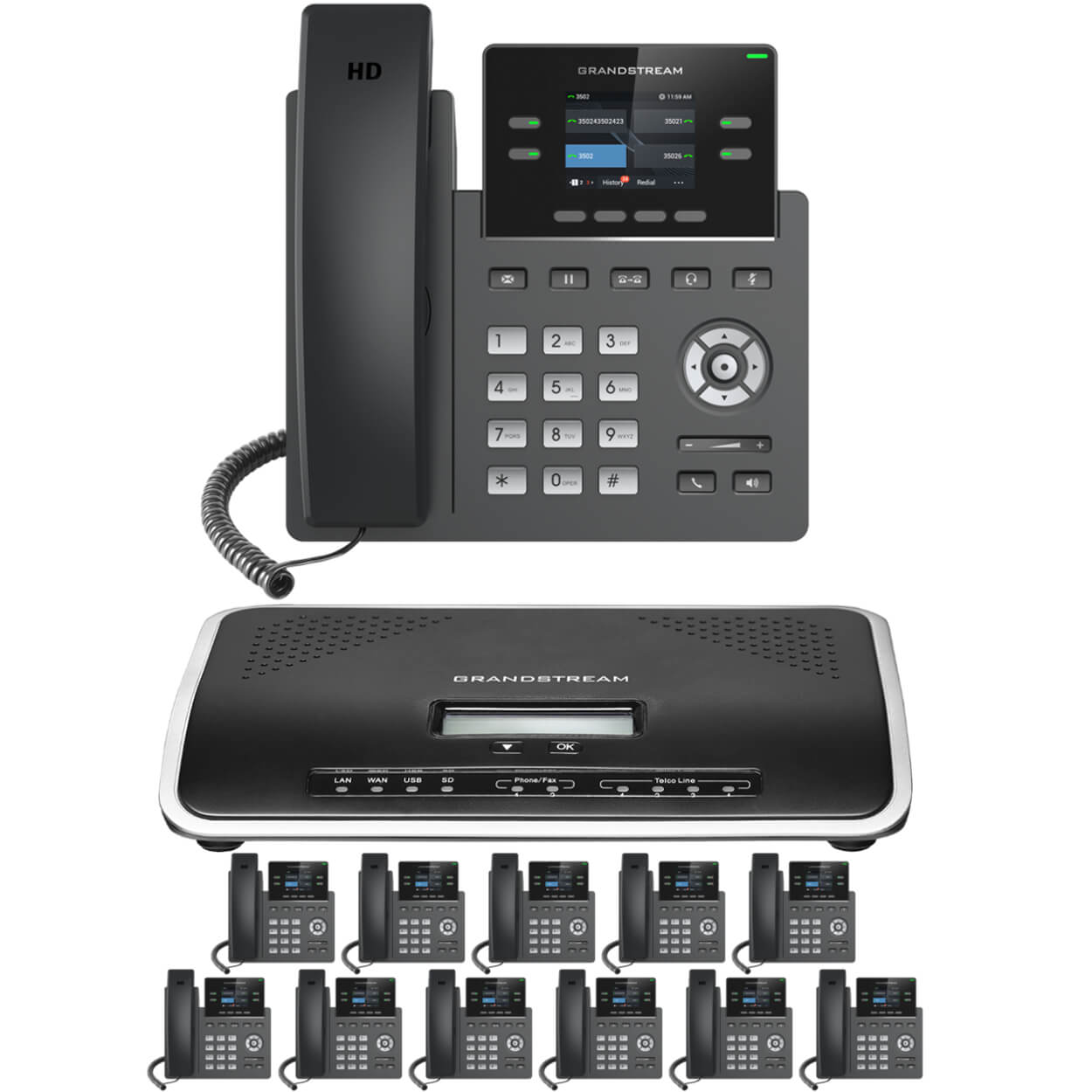 Business Phone System by Grandstream: IP-PBX Office Phone System