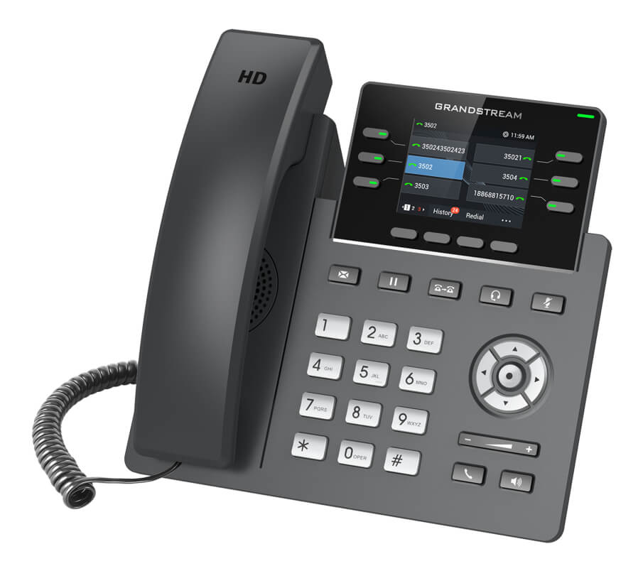 Business Phone System by Grandstream: 2613 Phones Package IP-PBX Office Phone System Includes 2-Year Warranty