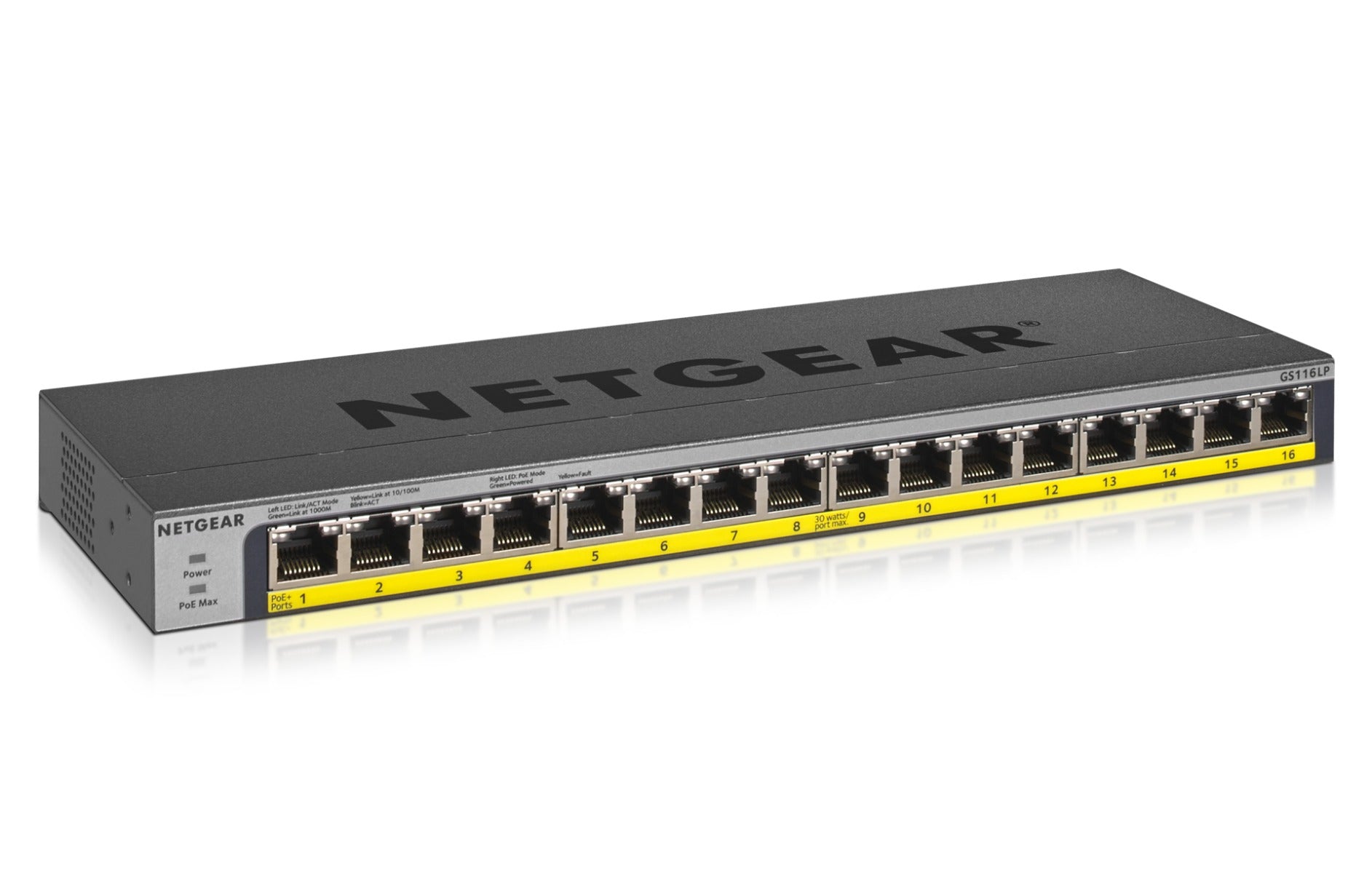 Netgear 16 Port Gigabit POE Switch