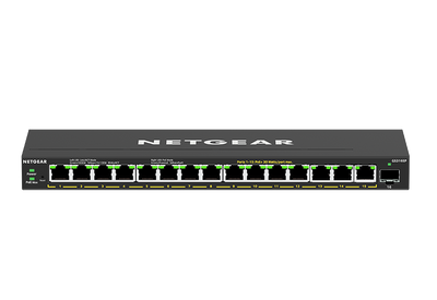 Netgear 15-Port PoE+ Gigabit Ethernet Plus Switch (180W) with 1 SFP Port Managed Switch