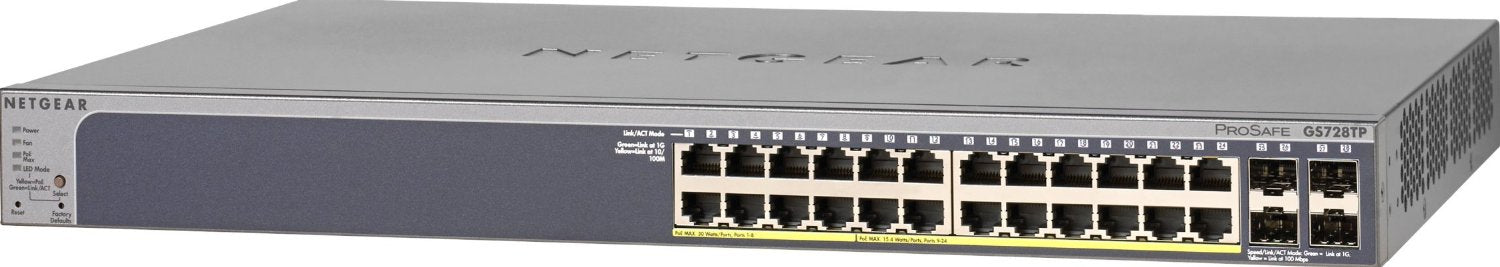 Netgear ProSafe 24-Port Gigabit PoE Smart Switch