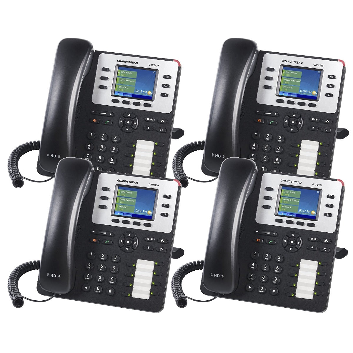 Hosted Solution - 4 Grandstream IP Phones Includes 3-Lines with Unlimited Calling for 3 Months