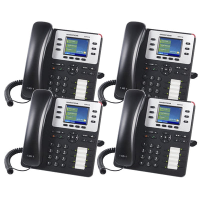 Hosted Solution - 4 Grandstream IP Phones Includes 3-Lines with Unlimited Calling for 3 Months