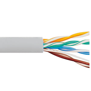 Cat5 White 1000' Box PVC