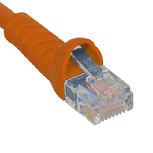 CAT 6E Orange Patch Cord: 3 Feet Orange
