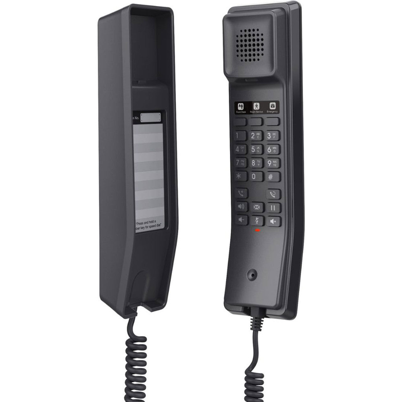 Grandstream Compact Hotel Phone w/built-in WiFi - GHP611W Black