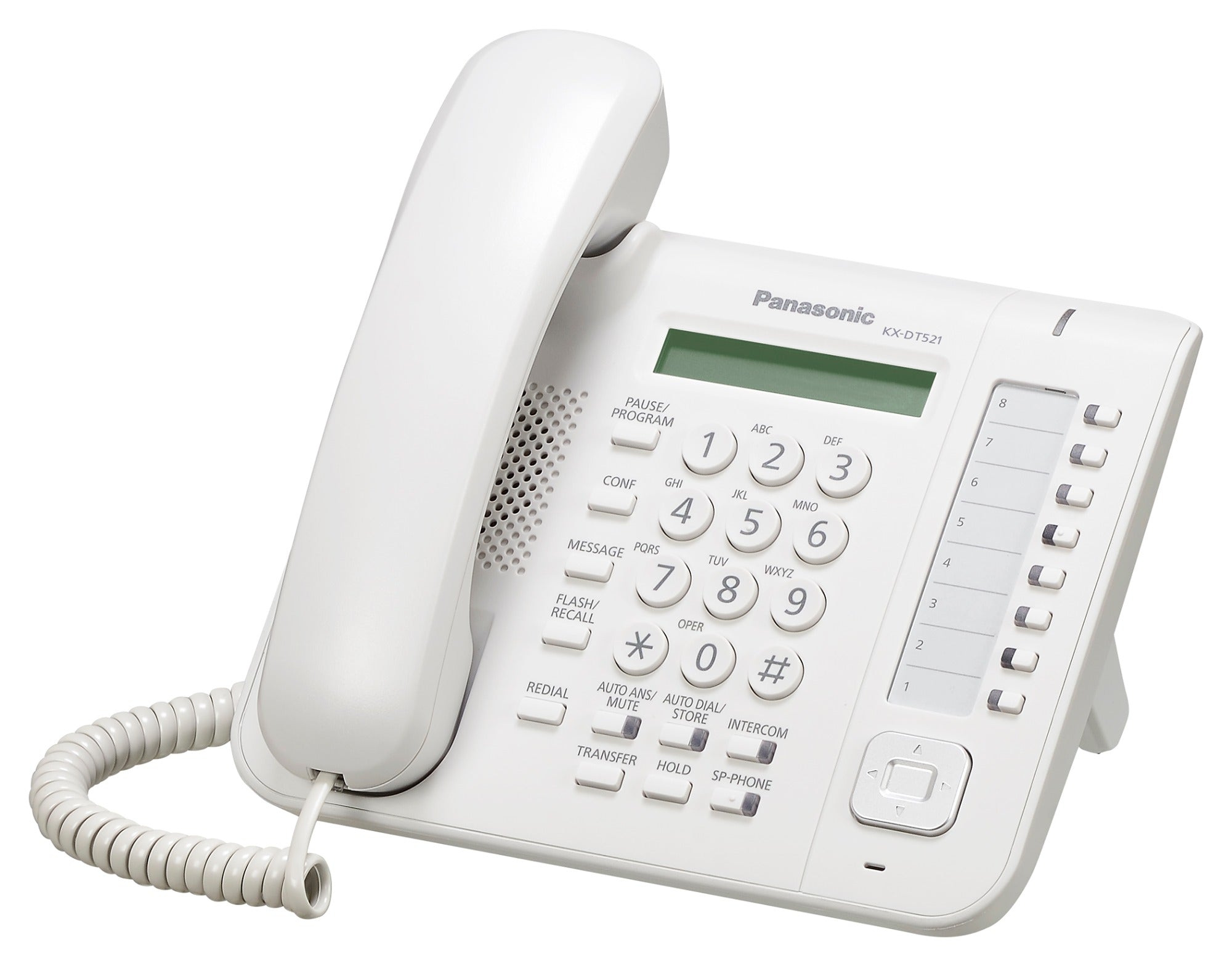 Panasonic 8-Button 1-Line Phone White