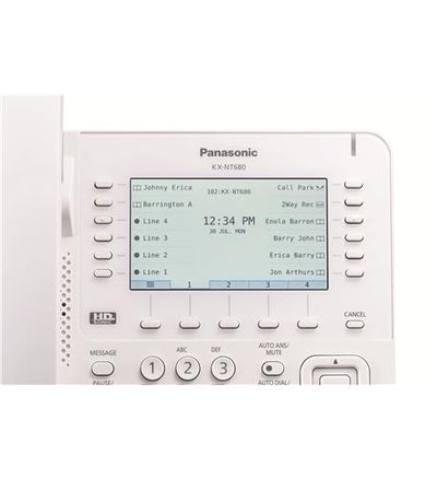 Panasonic KX-NT680 White  IP Display Speakerphone 4.3 inch Color LCD
