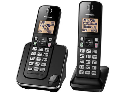 Panasonic Expandable Cordless Phone with 2 Handsets