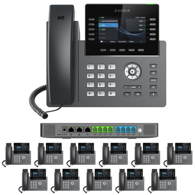 Business Phone System: MM S-304. Supports 4 Traditional Lines, 80 VoIP Lines & 300 Extensions