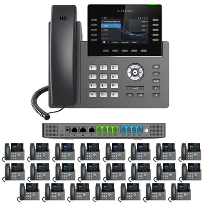 Business Phone System: MM S-304. Supports 4 Traditional Lines, 80 VoIP Lines & 300 Extensions