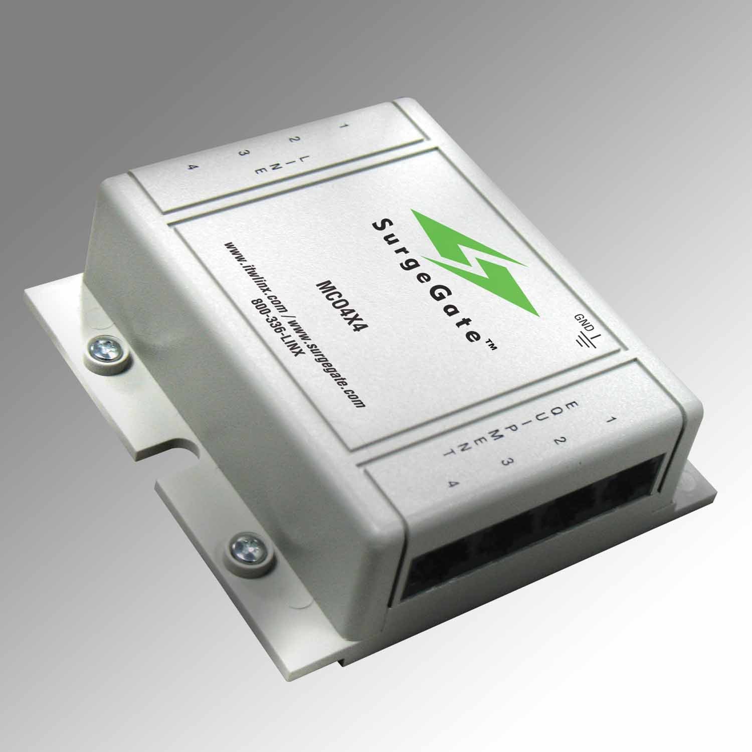 Surgegate Line Protector: 4-Lines with RJ11 Termination