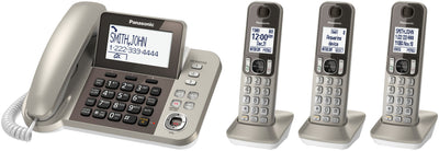 Panasonic DECT 6.0+ Phone Pack:1 Corded Handset and & 3 Cordless Handsets