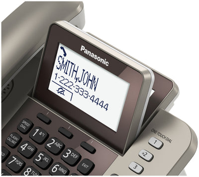 Panasonic DECT 6.0+ Phone Pack:1 Corded Handset and & 3 Cordless Handsets