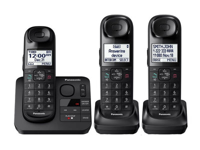 Panasonic 3 Cordless Handsets with Answering Machine