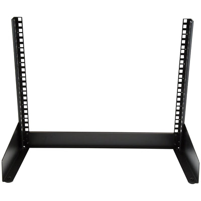 8U Desktop Rack 19" Open Frame Rail Components