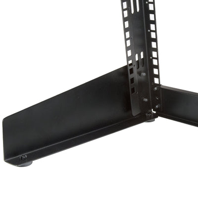 8U Desktop Rack 19" Open Frame Rail Components
