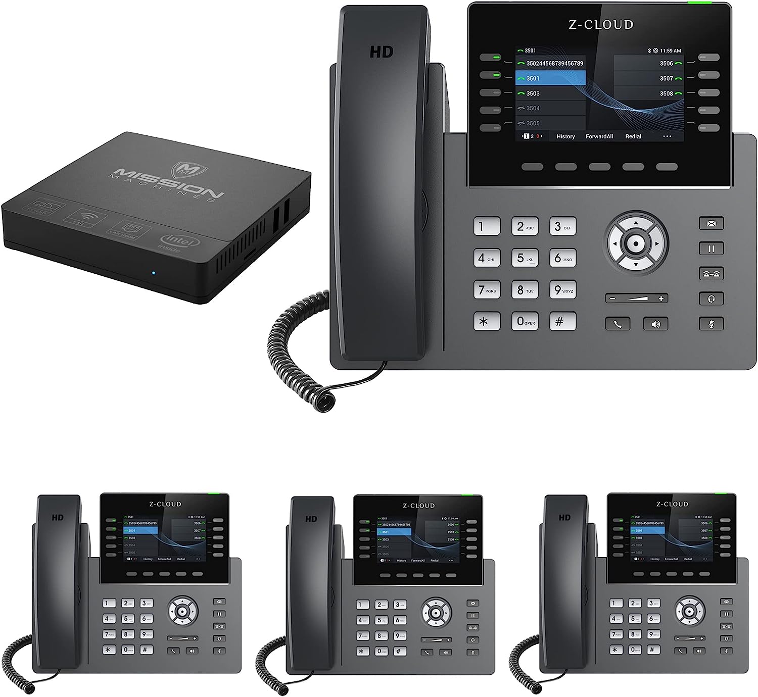 Mission Machines S-100 Business Phone System: Platinum Pack