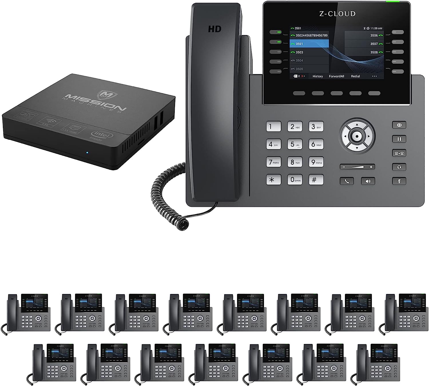 Mission Machines S-100 Business Phone System: Platinum Pack