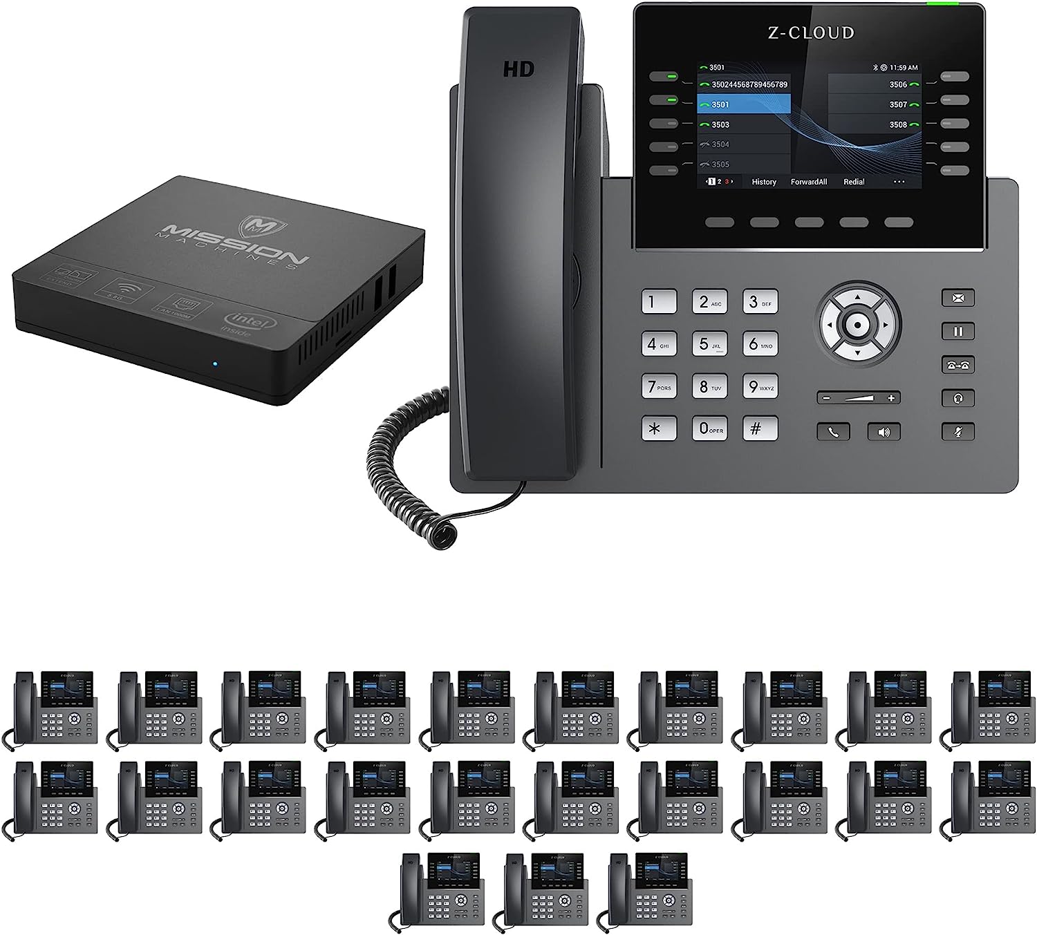 Mission Machines S-100 Business Phone System: Platinum Pack