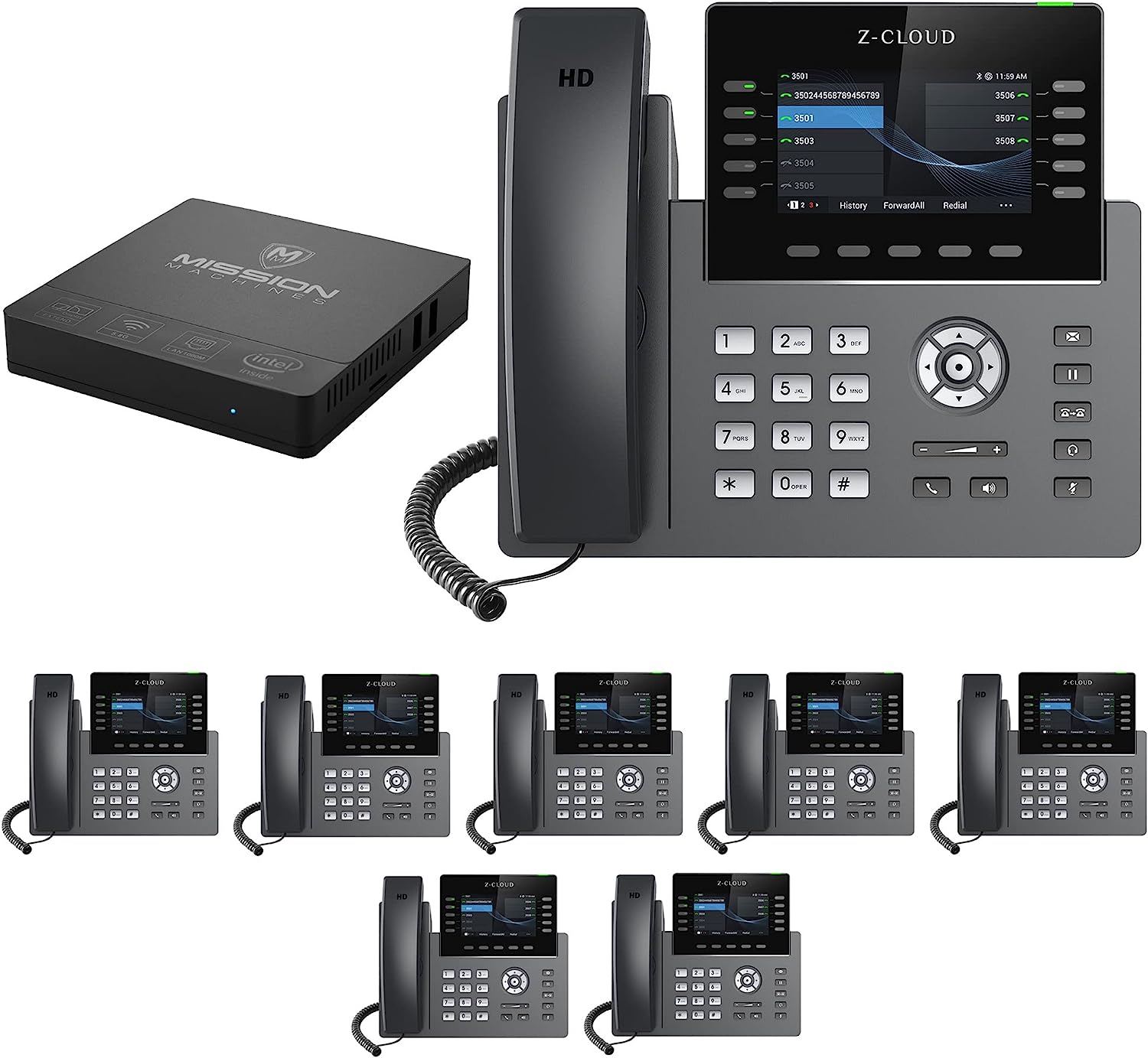 Mission Machines S-100 Business Phone System: Platinum Pack