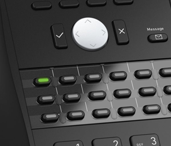 Snom D725 18-Button Gigabit IP Phone: Black