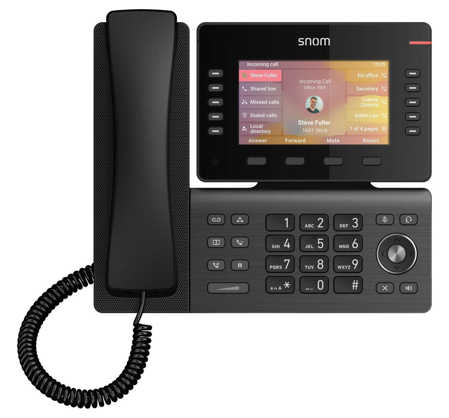Snom D865 Desk Phone with Dual-band Wi-Fi and integrated Bluetooth 5.0