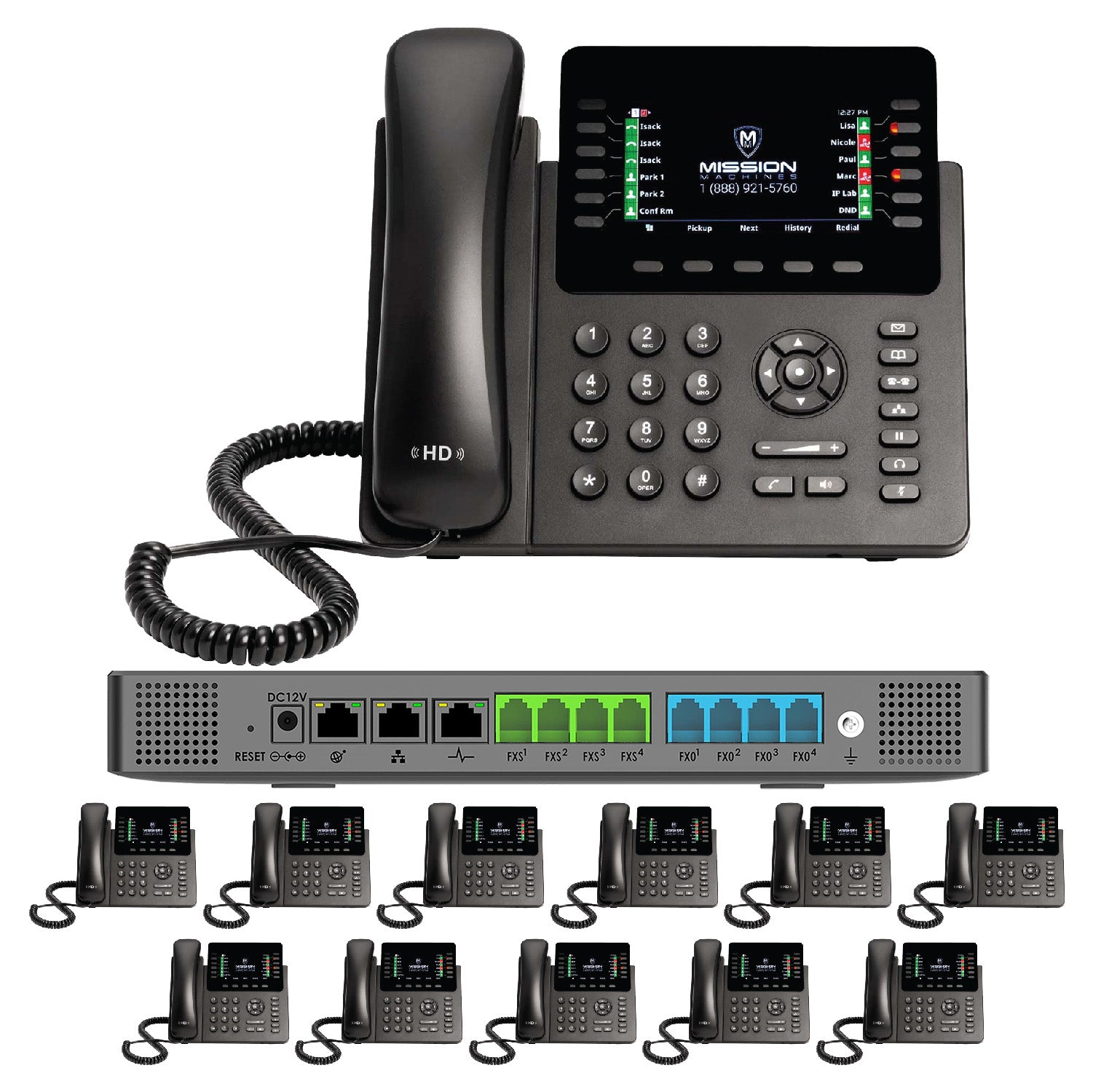 Business Phone System: MM S-204. Supports 4 Traditional Lines & 2 VoIP Lines FREE Dialtone For 3 Months