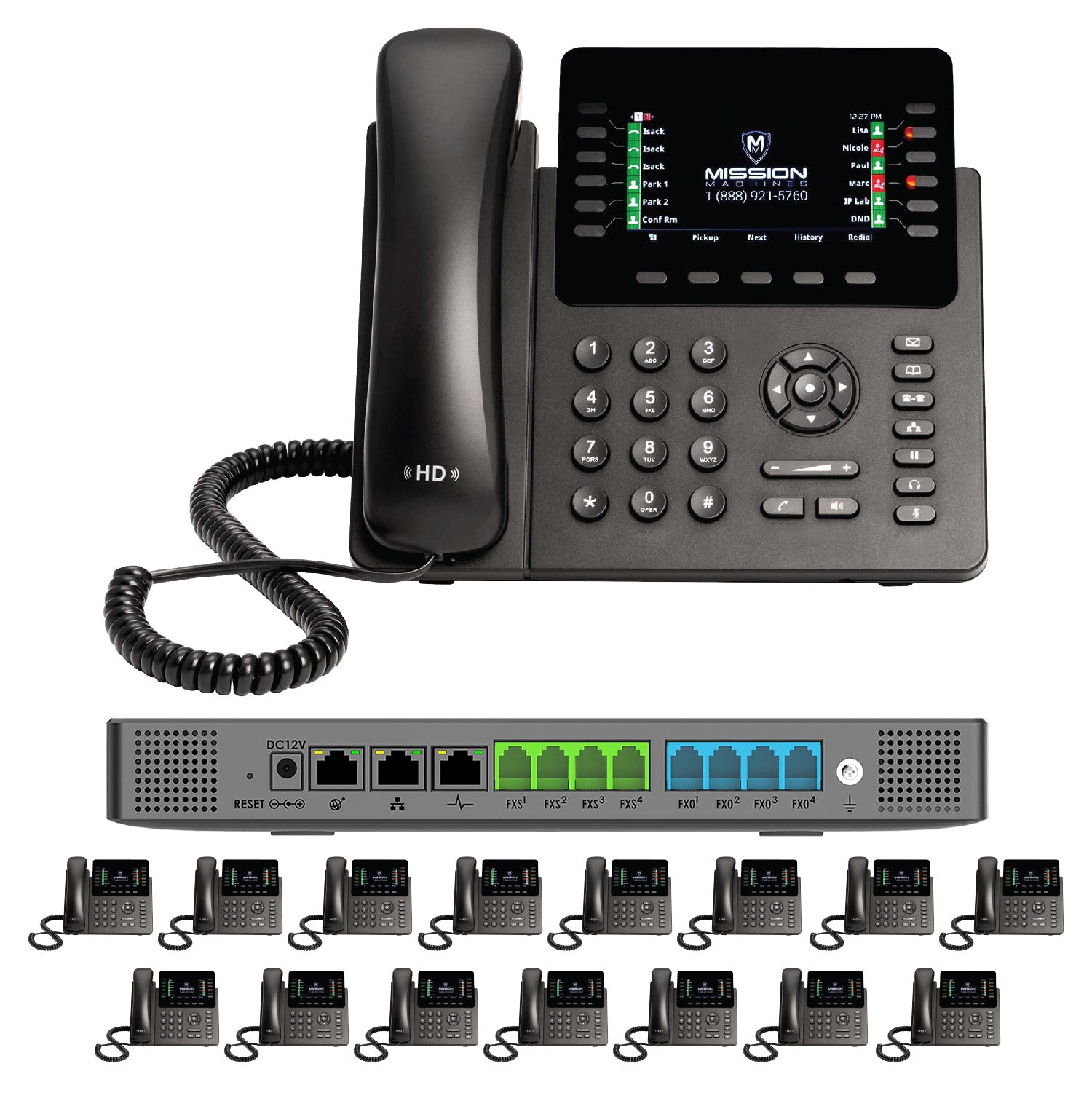 Business Phone System: MM S-204. Supports 4 Traditional Lines & 2 VoIP Lines FREE Dialtone For 3 Months
