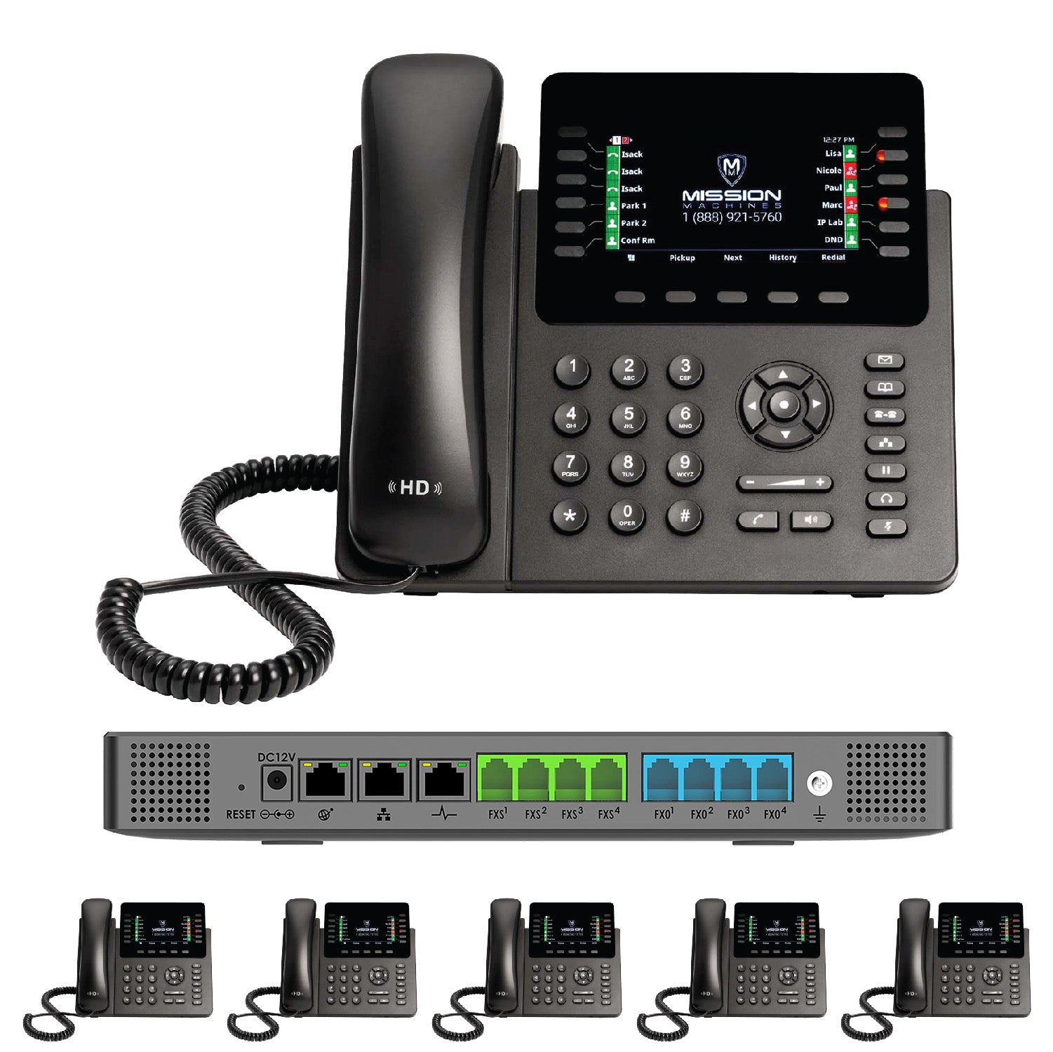 Business Phone System: MM S-204. Supports 4 Traditional Lines & 2 VoIP Lines FREE Dialtone For 3 Months