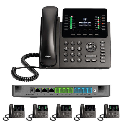 Business Phone System: MM S-204. Supports 4 Traditional Lines & 2 VoIP Lines FREE Dialtone For 3 Months