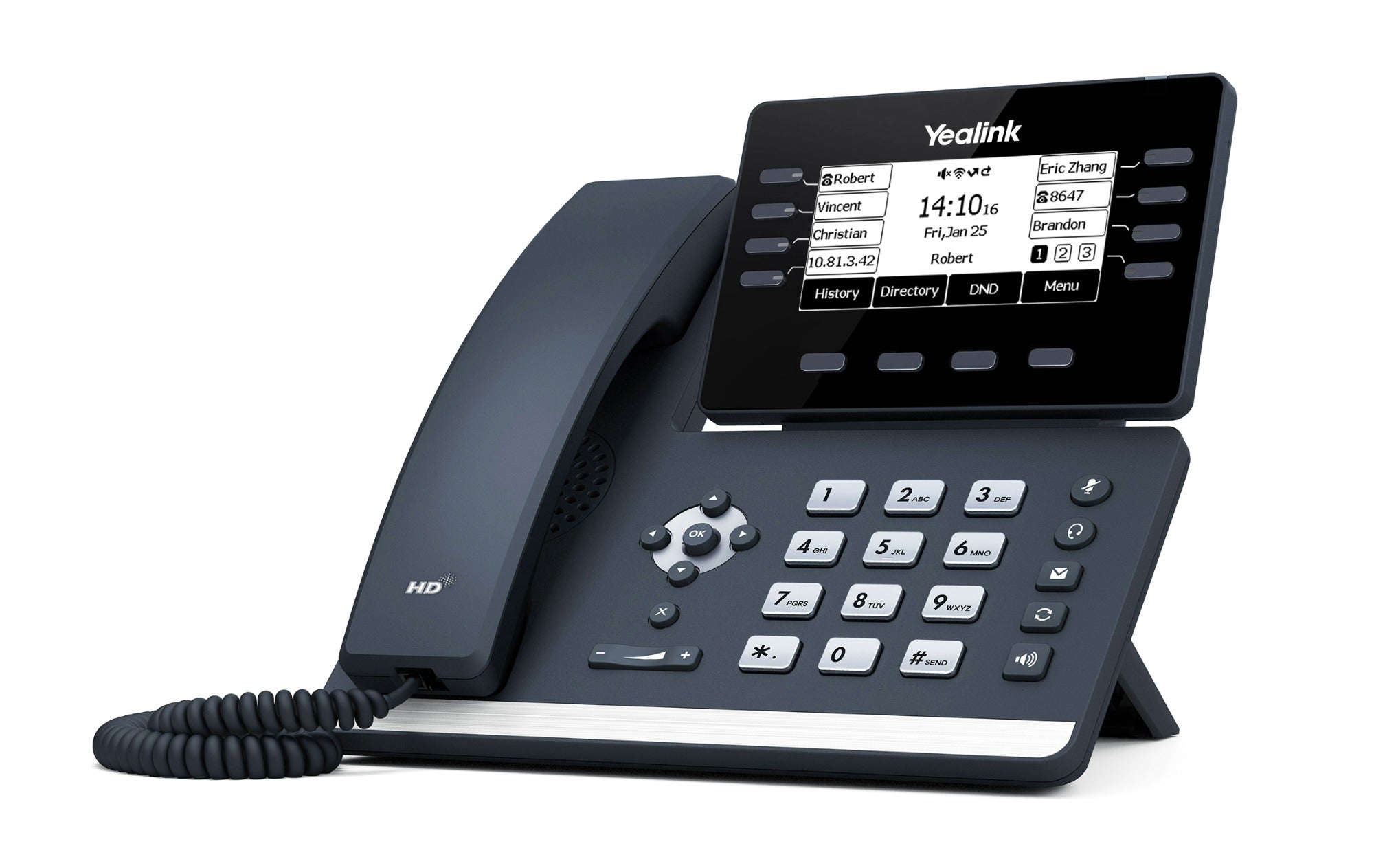 Yealink T53W IP Phone w/ built-in Bluetooth and Wi-Fi