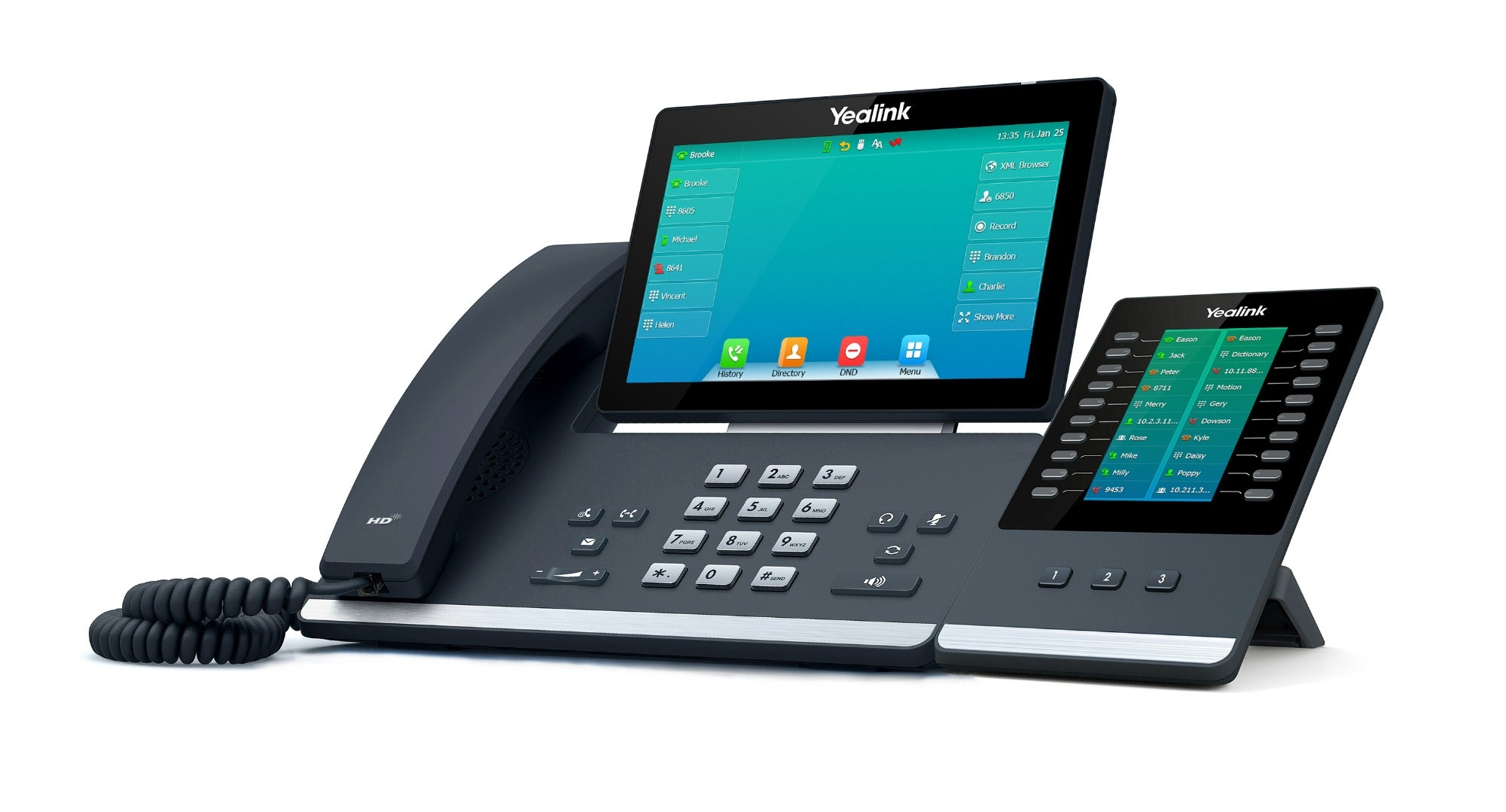 Yealink T57W Premium IP Phone w/ built-in Bluetooth and Wi-Fi