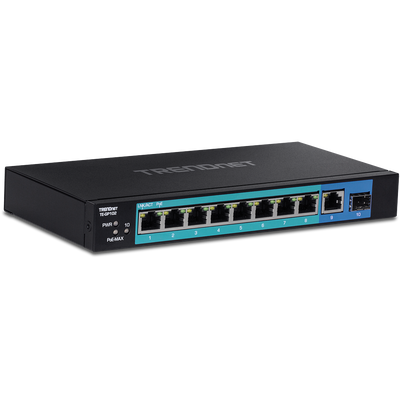 10-Port Unmanaged 8 Gigabit PoE+ Switch