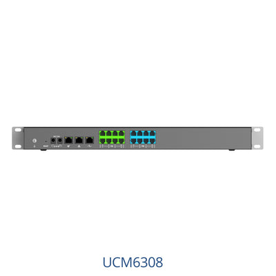 Grandstream UCM6308 Video Series Business Phone Server With 8FXO, 8FXS Control Unit