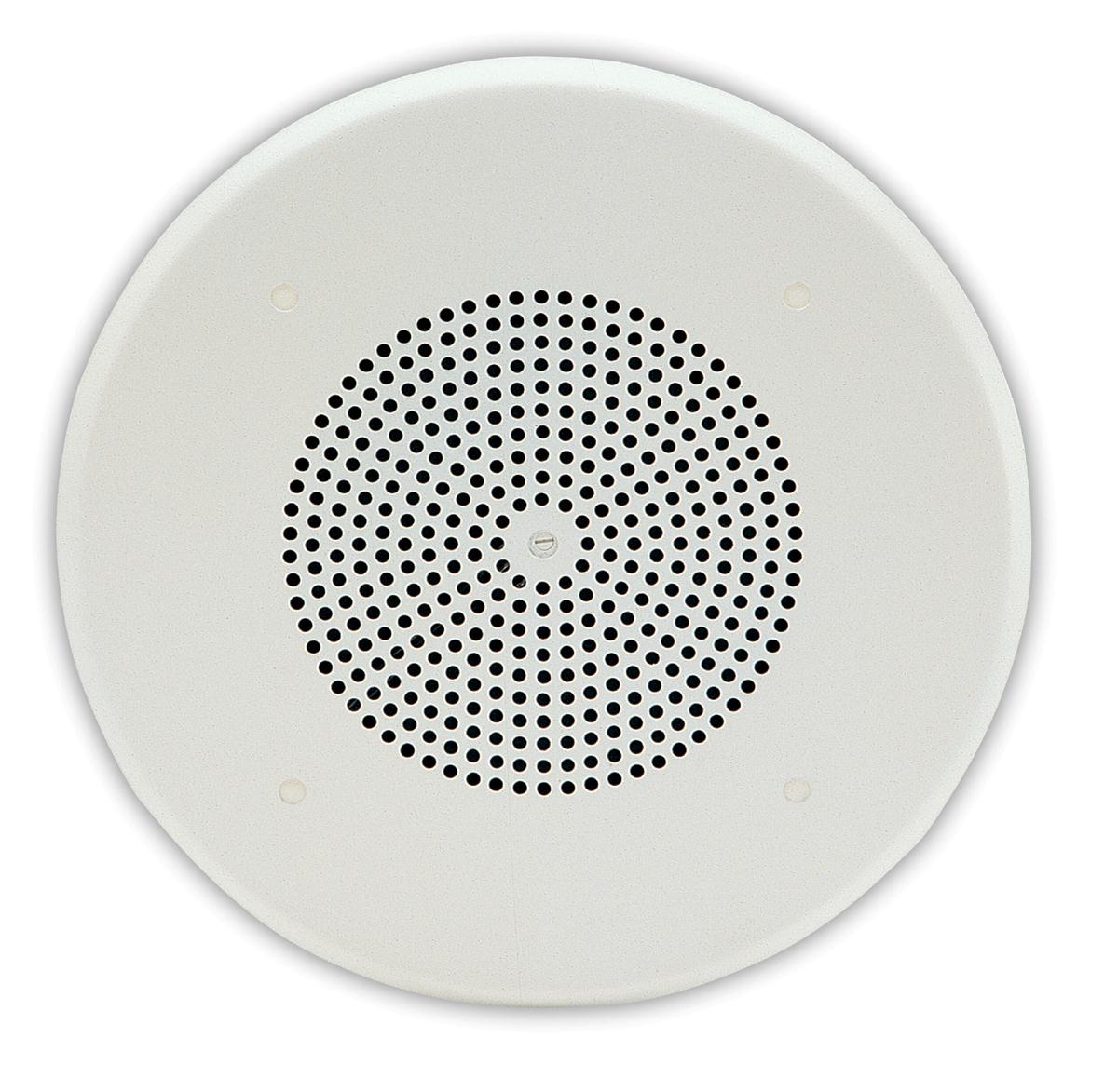 Valcom Eight Inch White Ceiling Speaker